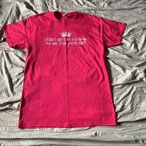 Pink princess t shirt size M